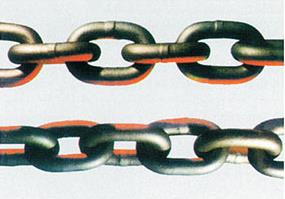Unstudded Anchor Chain with Experimental Load